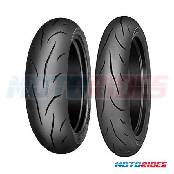 Combo de pneus Mitas Sport Force + 120/70-17 + 190/55-17